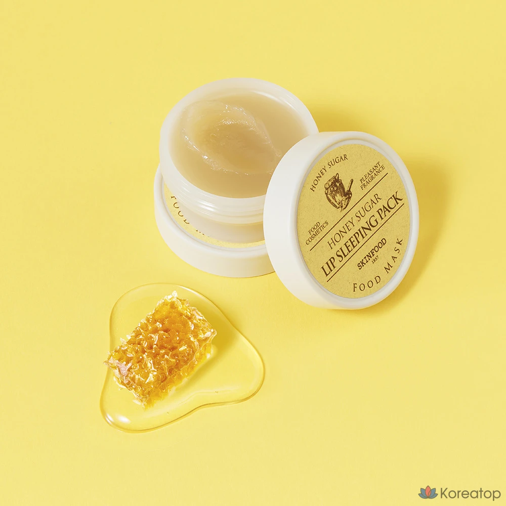 Бальзам для губ Skinfood Honey Sugar Food Mask Lip Sleeping Pack, 21 г, 1 шт.