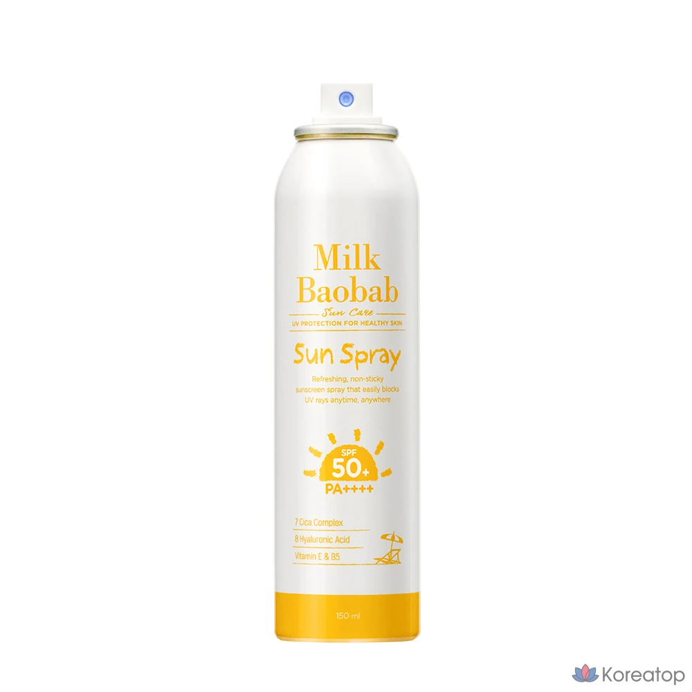 Солнцезащитный спрей Milk Baobab Sun Spray SPF50+ PA++++, 150 мл, 1 шт.