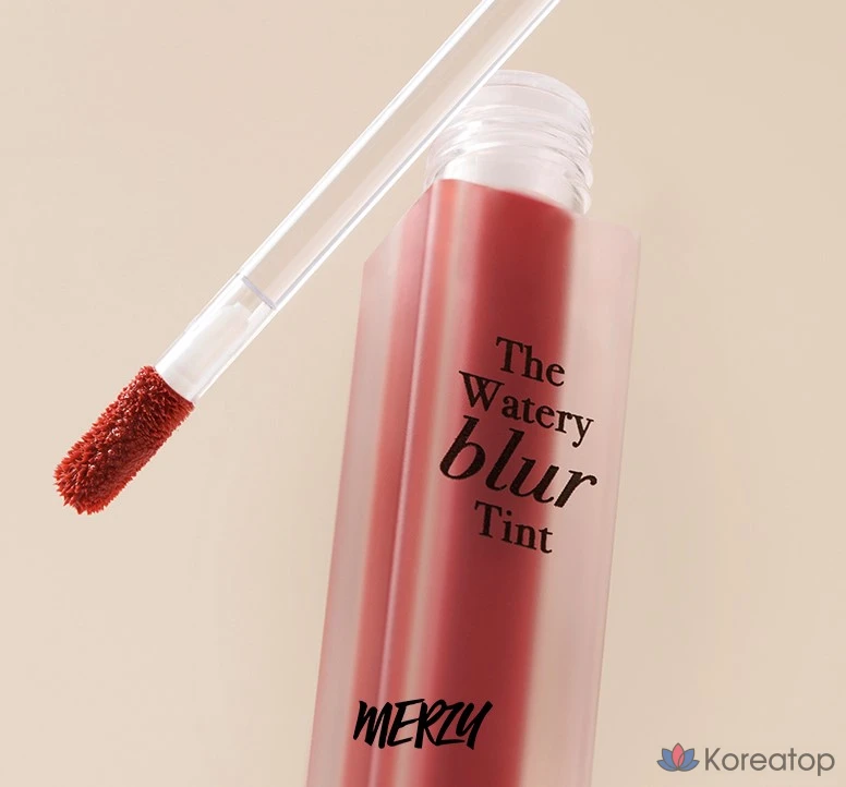 Тинт для губ MERZY The Watery Blur Tint, оттенок WB3 Unveiled Petal, 1 шт., фото 3