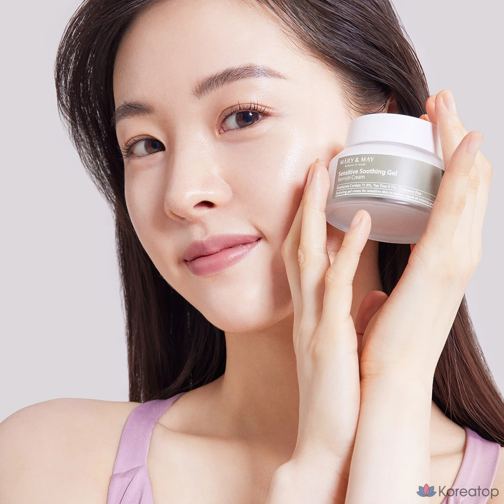 Крем Mary&amp;May Sensitive Soothing Gel Blemish Cream, 70 г, 1 шт.