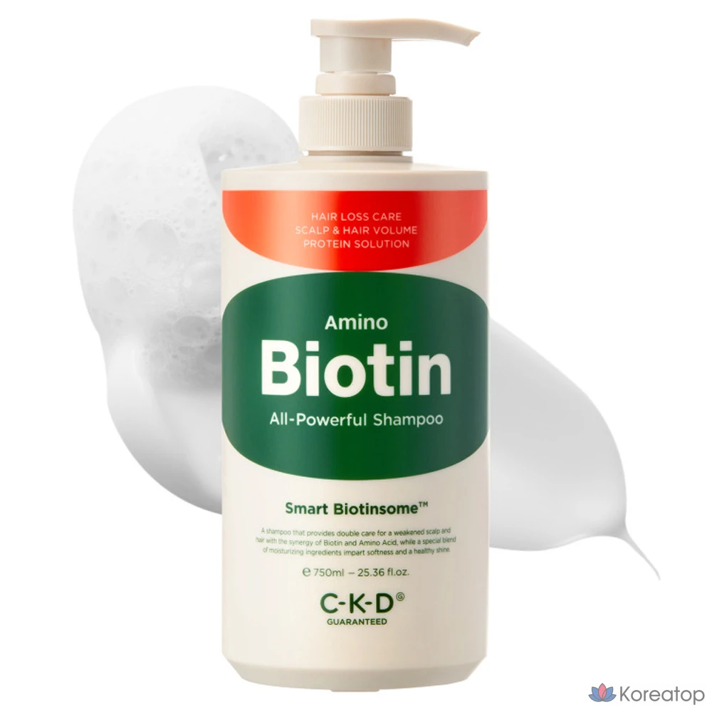 Шампунь CKD Amino Biotin All Powerful Shampoo, 750 мл, 1 шт.