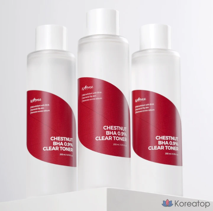 Тонер Isntree Chestnut BHA 0.9% Clear Toner, 200 мл, 1 шт.