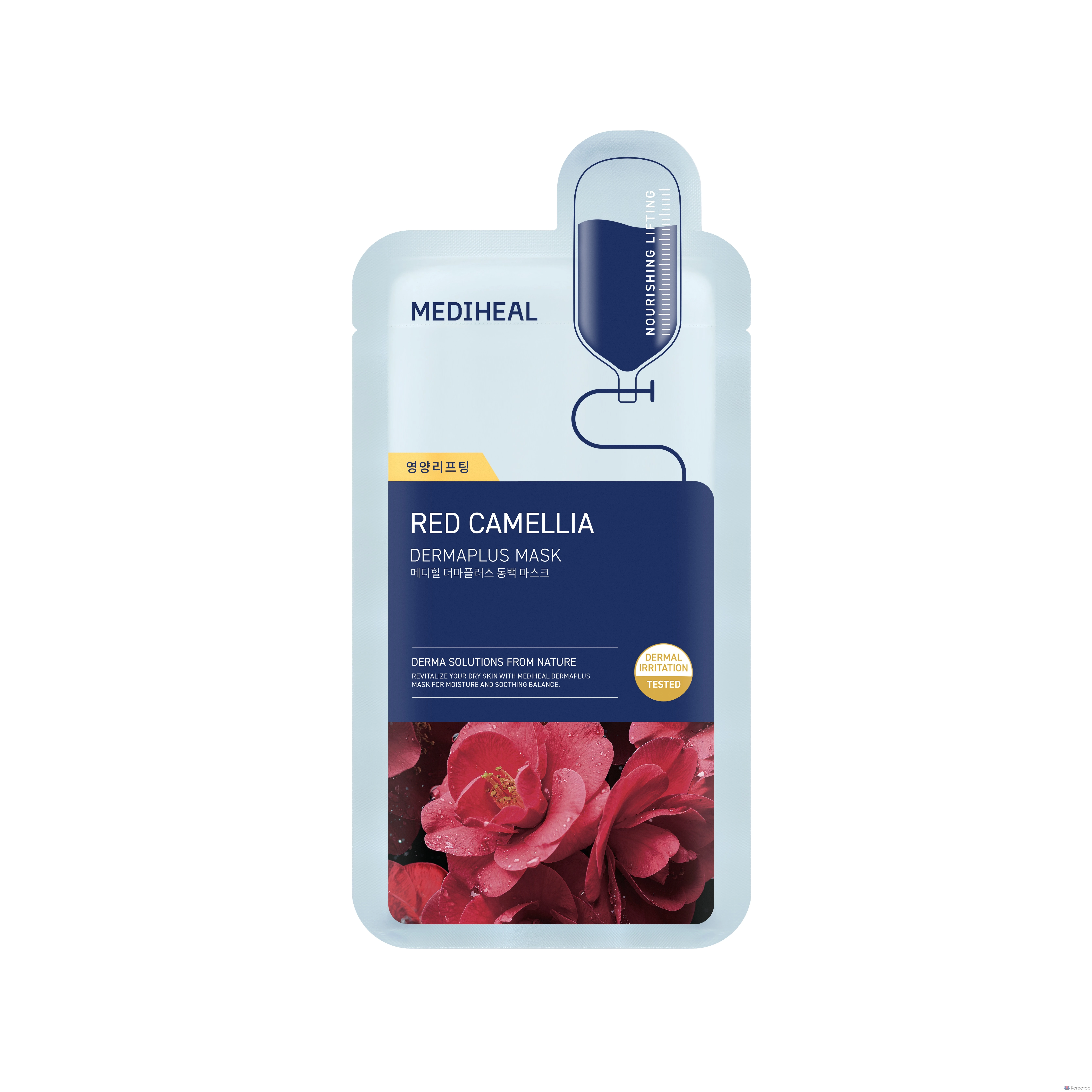 Тканевая маска для лица MEDIHEAL Derma Plus Camellia Mask, 10 шт.