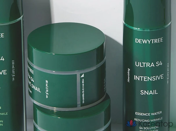 Набор для ухода Dewytree Ultra S4 Intensive Snail 3-piece Set (Cream 80 мл + Toner 150 мл + Emulsion 150 мл), 1 шт.