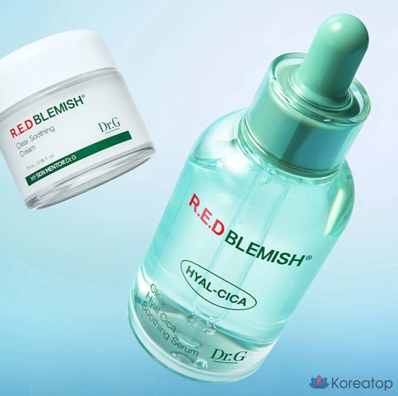 Сыворотка Dr. G Red Blemish Clear Hyal Cica Soothing Serum, 50 мл, 1 шт.