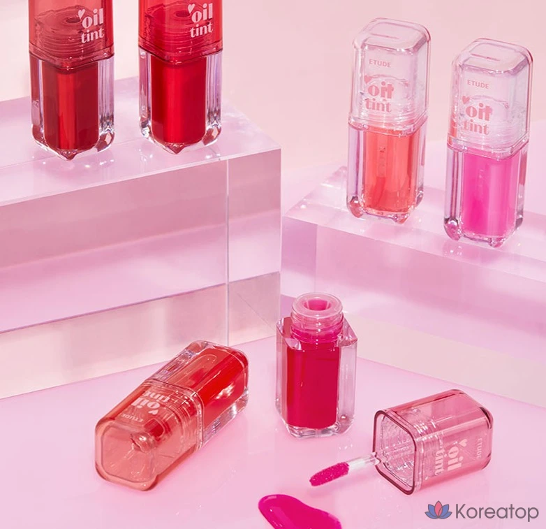 Тинт для губ Etude House Dear Darling Oil Tint, оттенок 01 Real Cherry, 4.2 г, 1 шт.
