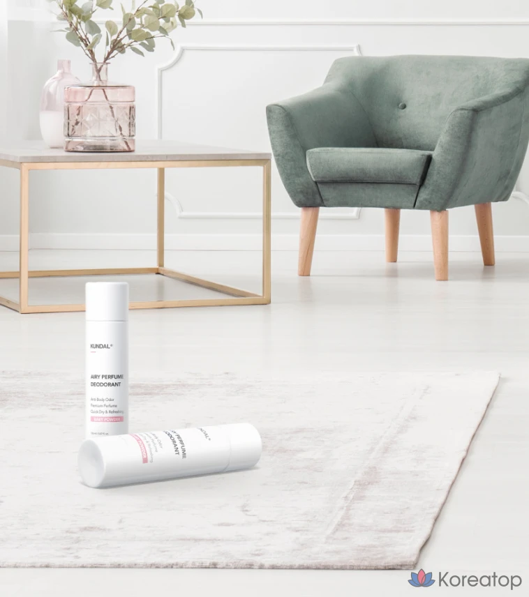 Дезодорант-спрей Kundal Airy Perfume Deodorant Spray, оттенок Baby Powder, 150 мл, 1 шт.