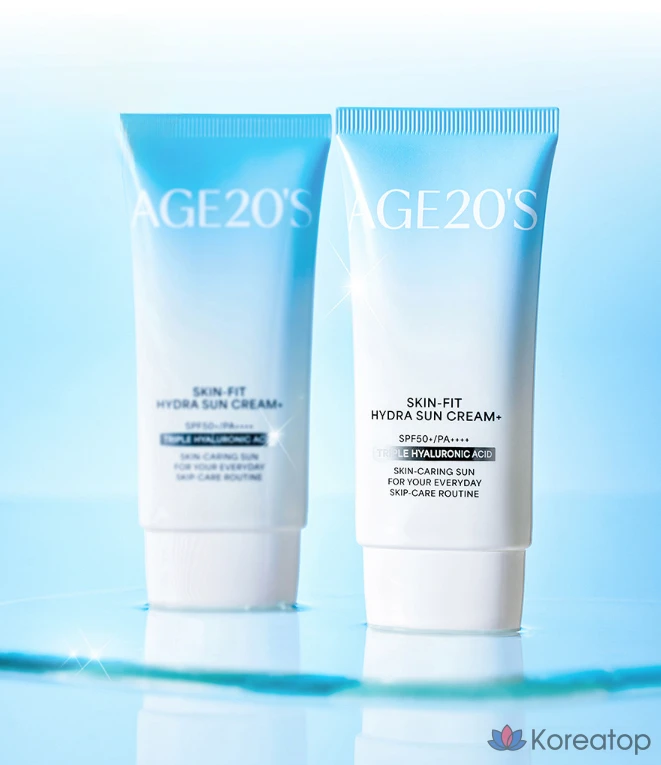 Солнцезащитный крем AGE 20S Orholiday Edition Skin Fit Moist Sun Cream Plus SPF50+ PA++++, 100 мл, 2 шт.