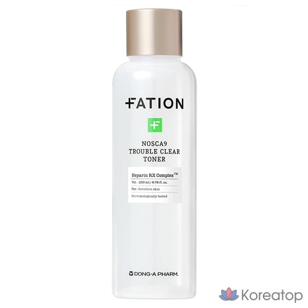 Тонер FATION Dong-A Pharmaceutical Noscarna Trouble Clear Toner, 200 мл, 1 шт.