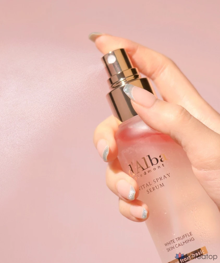 Спрей-сыворотка d'Alba White Truffle Vital Spray Serum + Набор для ухода 2-piece Set (Спрей-сыворотка 100 мл + Гель-пенка для умывания 15 мл), 2 шт.