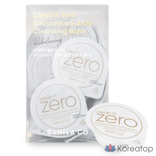Очищающий бальзам Banila Co Clean It Zero Anastatica Cleansing Balm Travel Kit, 48 мл, 16 шт.
