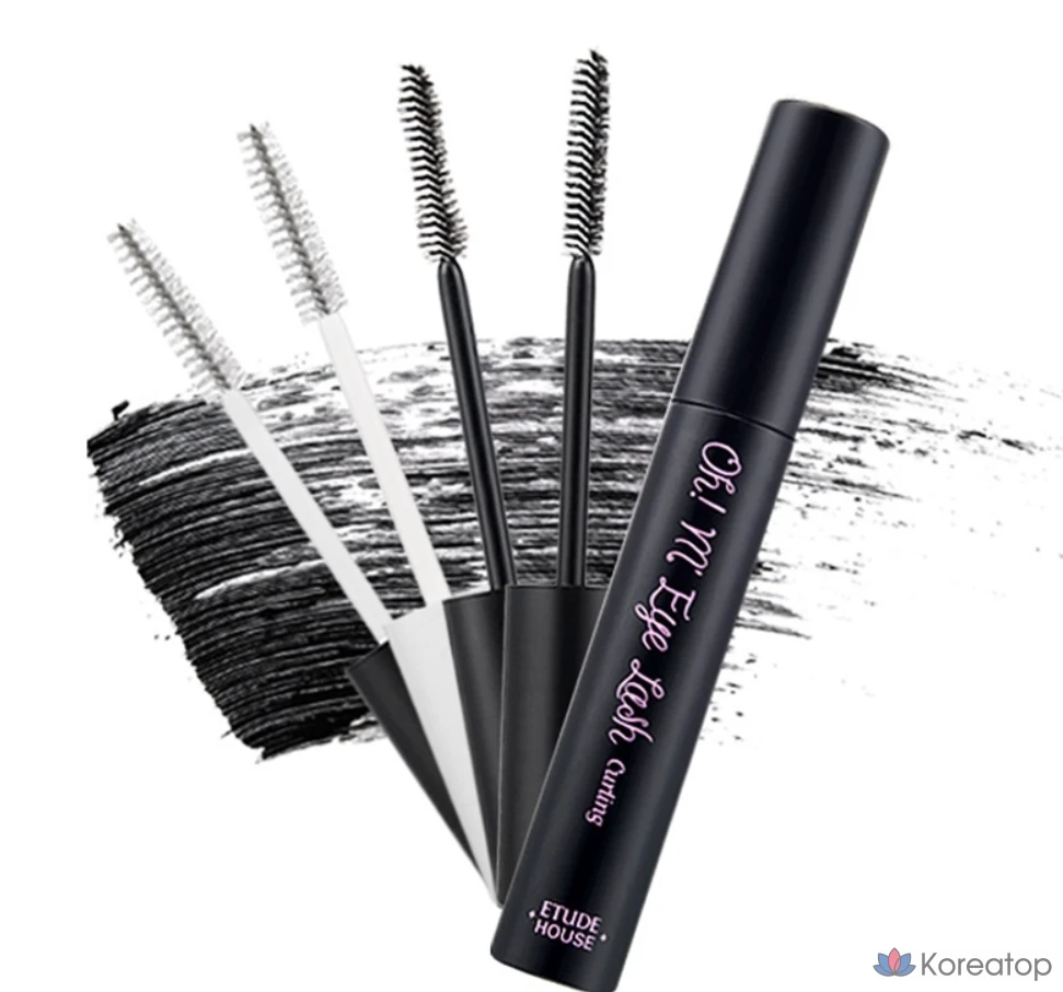 Тушь для ресниц Etude House Oh My Lash Mascara, оттенок 1 Top Coat, 12 г, 1 шт.