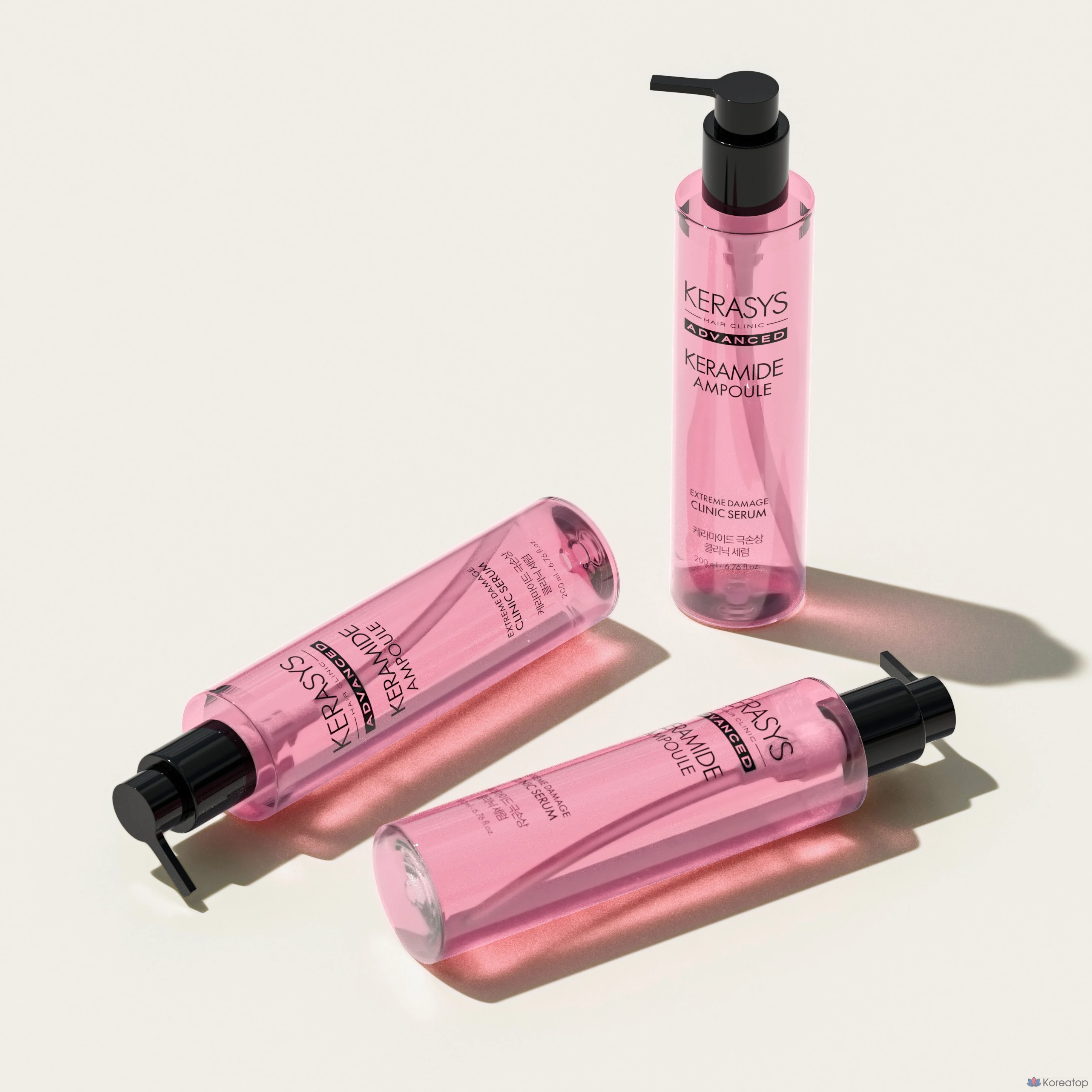 Сыворотка для волос KeraSys Advanced Ceramide Extreme Damage Clinic Serum, 200 мл, 1 шт., фото 2