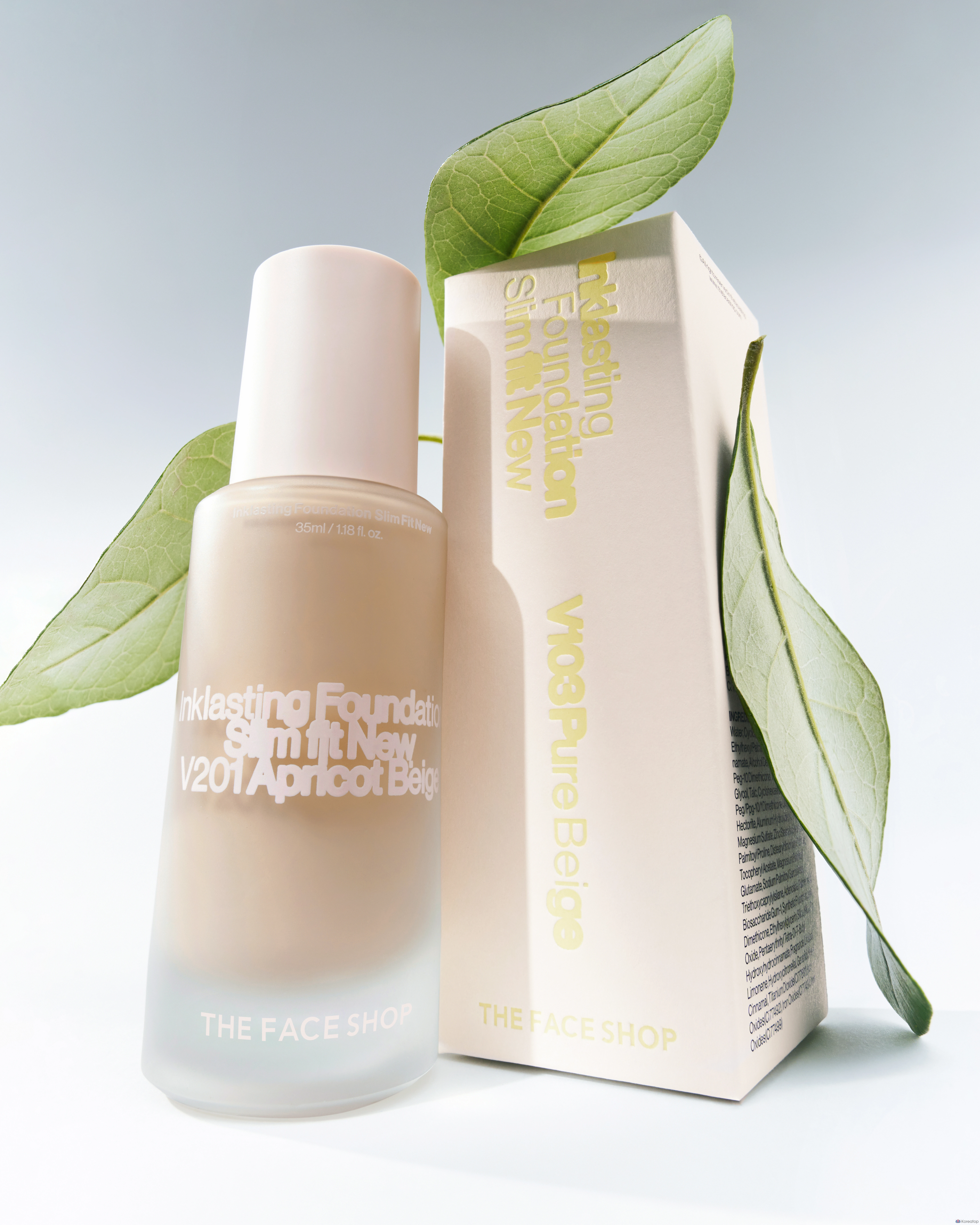 Фундация The Face Shop Ink Lasting Foundation Slim Fit New, оттенок V203, 35 мл, 1 шт., фото 5