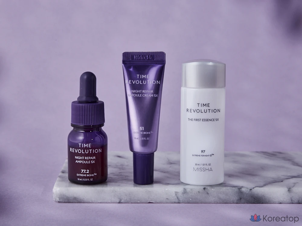 Набор для ухода Missha Time Revolution Night Repair 2-piece Set 5X, 1 шт.
