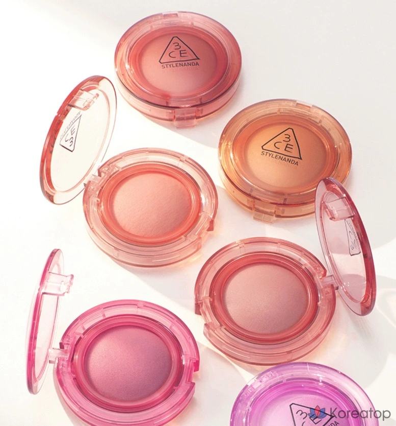 Бальзам-румяна 3CE Bouncy Blur Balm Cream Blusher, оттенок Sweet On You, 4.8 г, 1 шт., фото 8