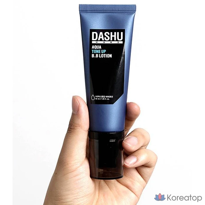 Тонер DASHU Men's Aqua Tone-Up BB Lotion, оттенок 23, 40 мл, 1 шт.
