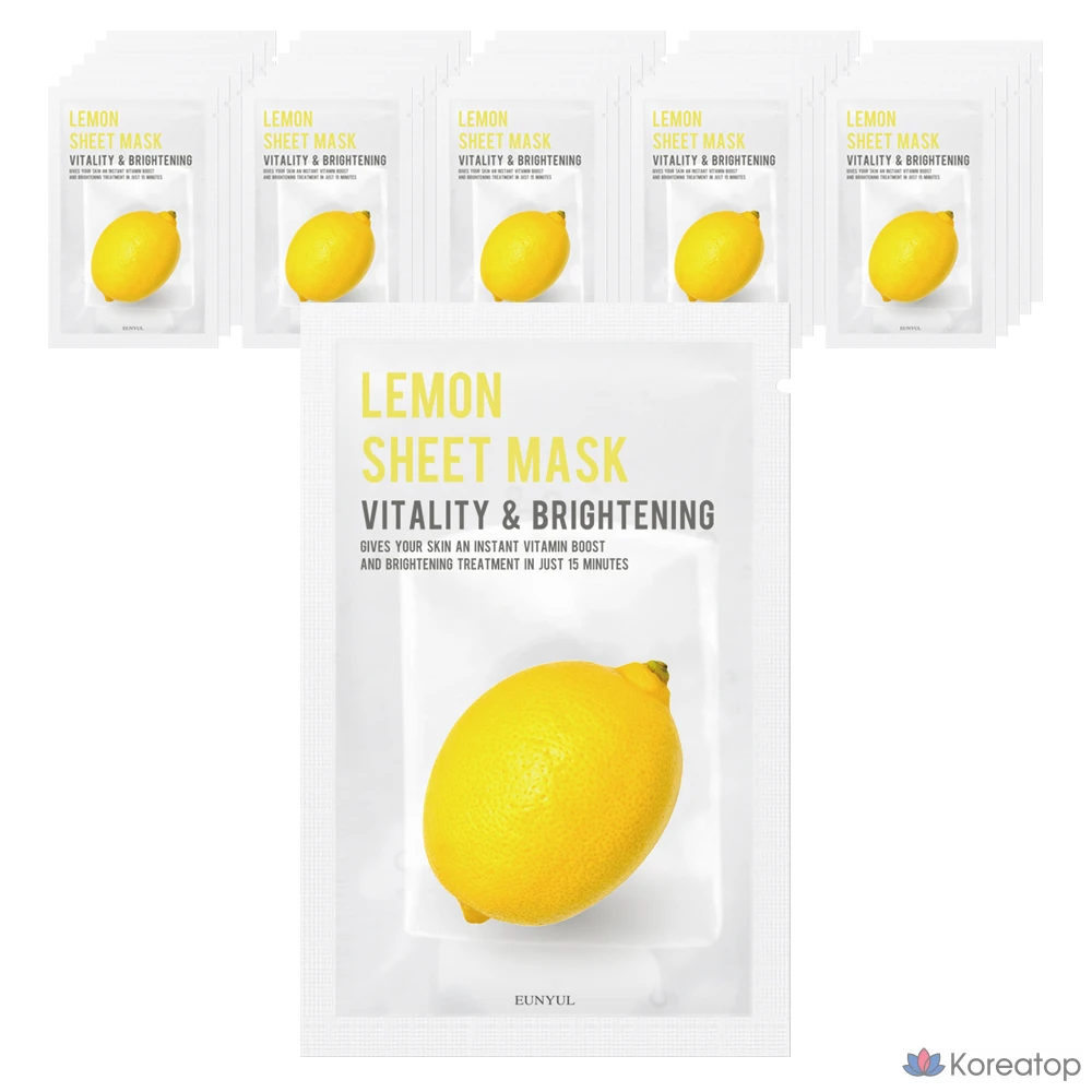 Тканевая маска для лица Eunyul Purity Lemon Mask, 120 шт.
