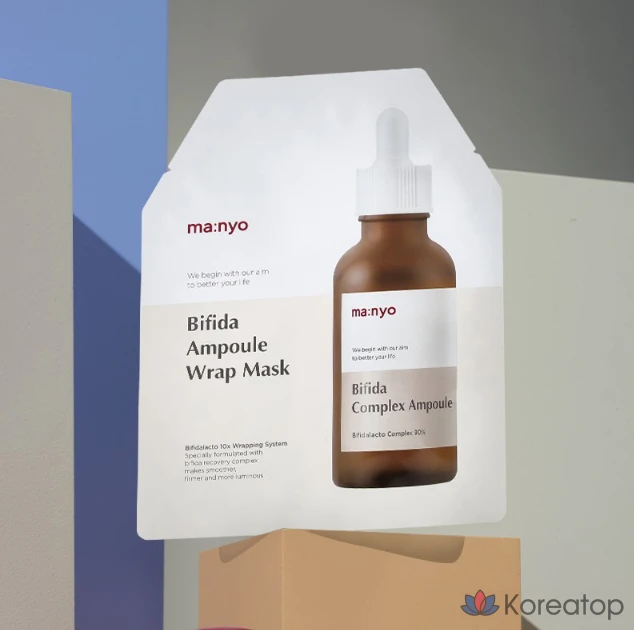 Тканевая маска для лица Manyo Bifida Ampoule Lab Mask, 60 шт., фото 6