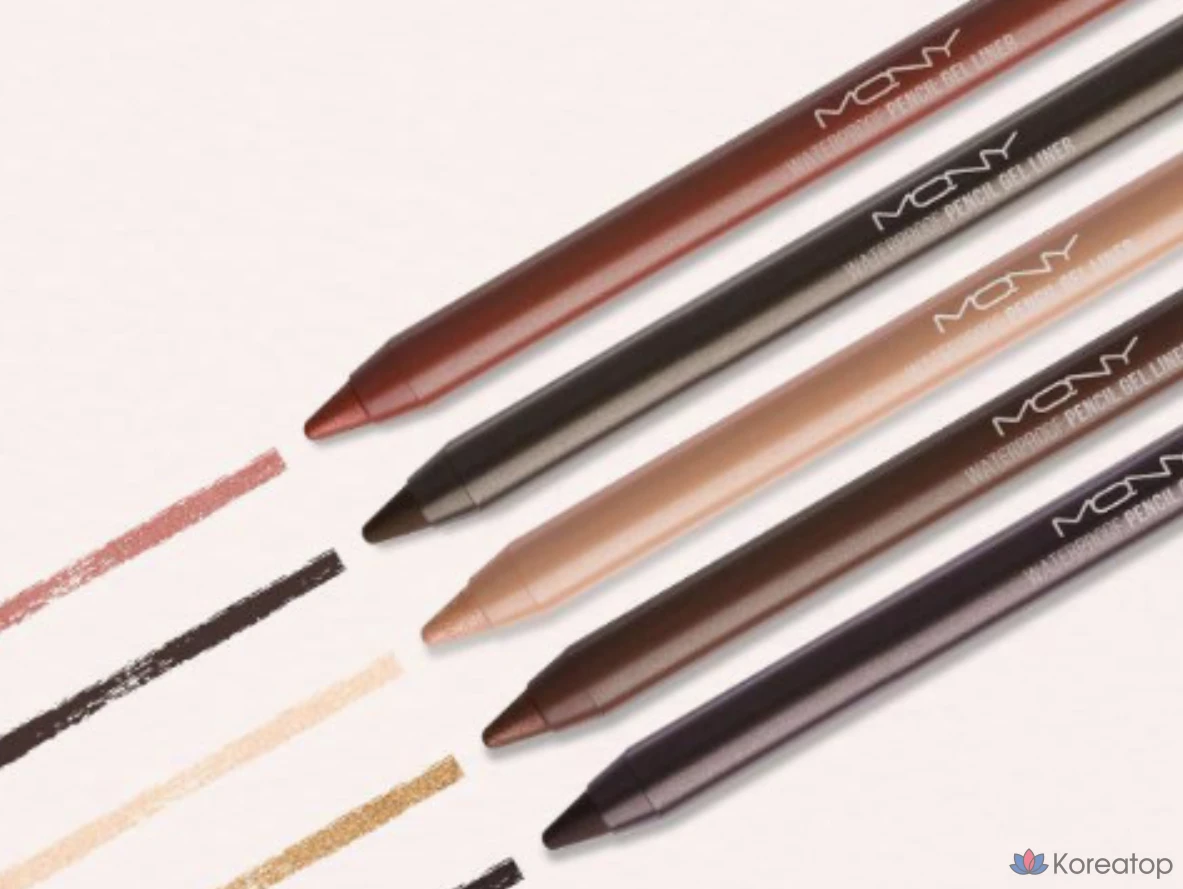 Подводка для глаз Mqny Waterproof Pencil Gel Liner, оттенок 2 Espresso Latte, 1.7 г, 1 шт., фото 3