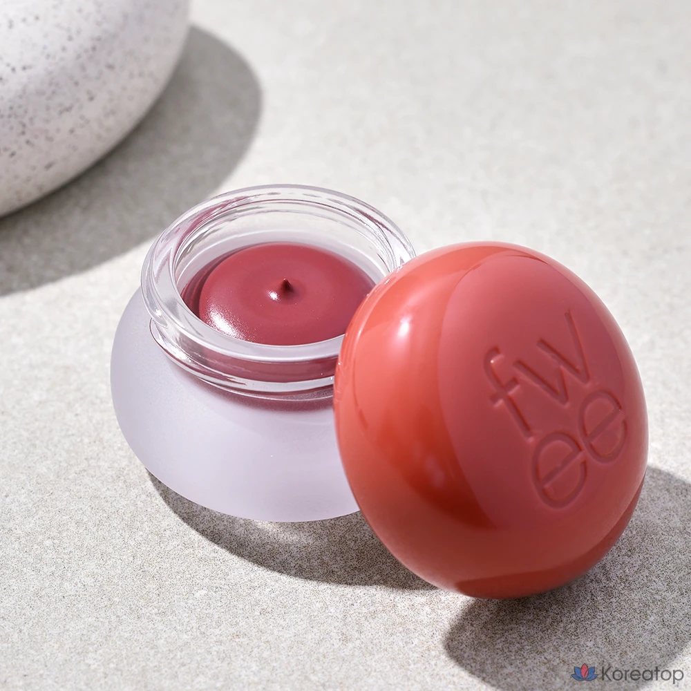 Бальзам для губ и щек fwee Lip & Cheek Blurry Pudding Pot, оттенок 05 Film, 5 г, 1 шт., фото 4