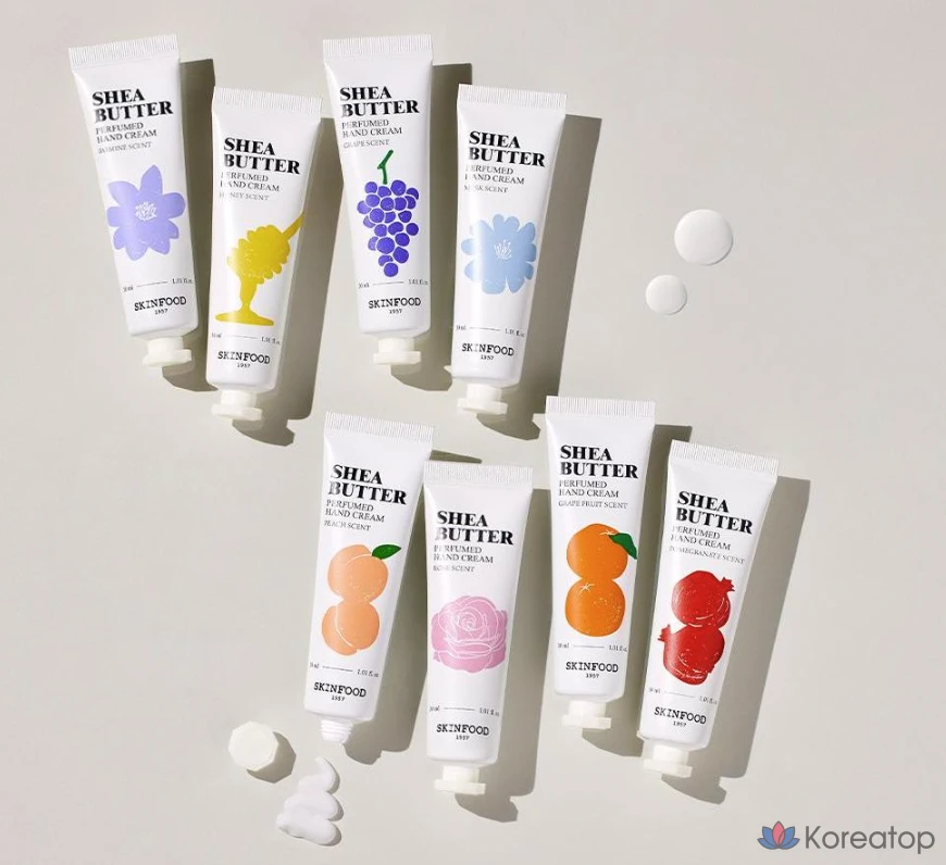Крем для рук Skinfood Shea Butter Perfumed Hand Cream, аромат Rose, 30 мл, 1 шт.