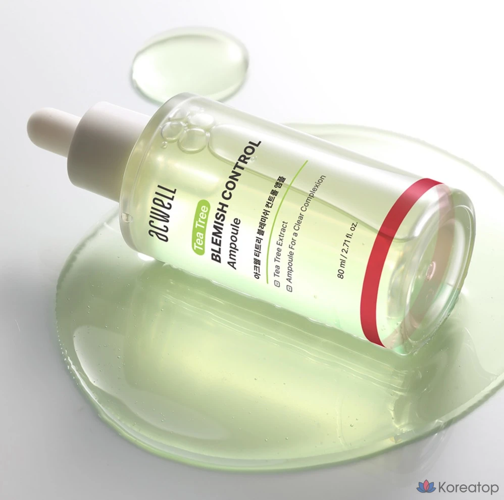 Ампульная сыворотка Acwell Tea Tree Blemish Control PDRN Ampoule, 80 мл, 1 шт.