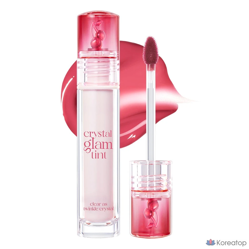 Тинт для губ Clio Crystal Glam Tint, оттенок 027 Honey Cherry, 3.4 г, 1 шт.