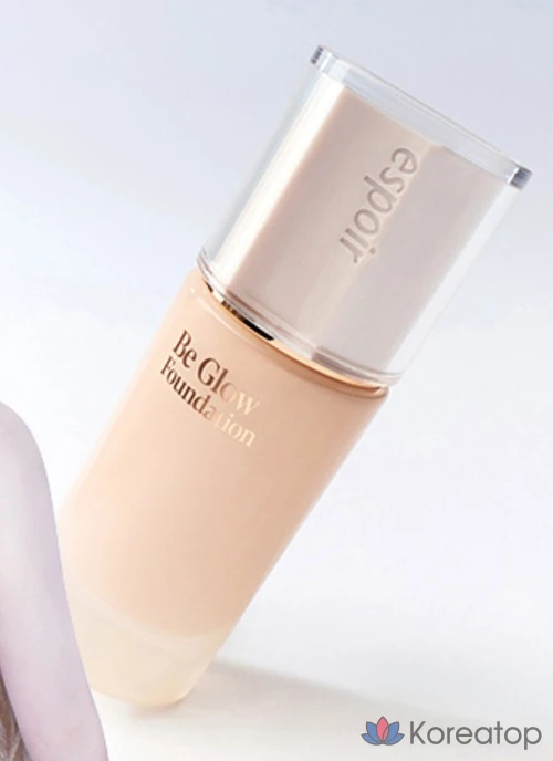Тонер Espoir Be Glow Foundation SPF27 PA++, оттенок 3C Wedding Peach, 30 г, 1 шт., фото 3