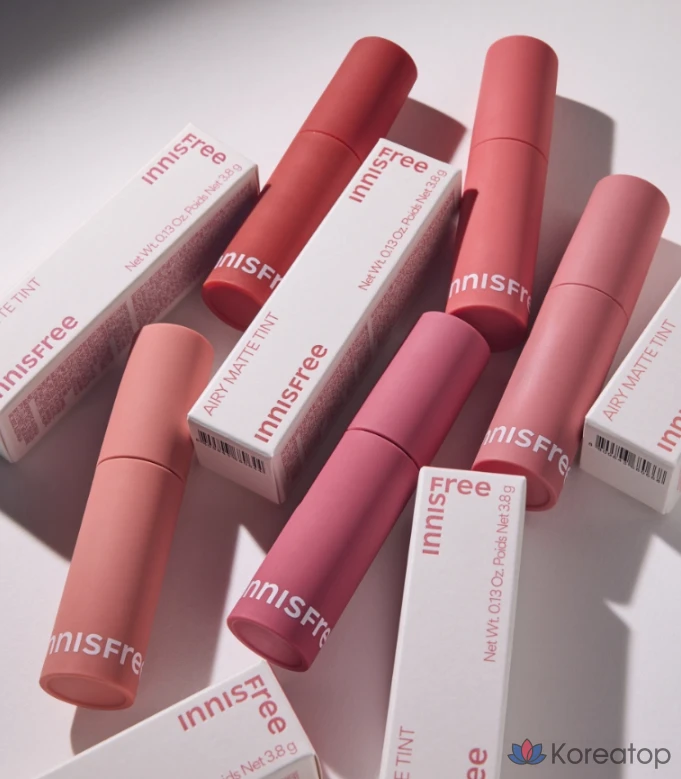 Тинт для губ Innisfree Airy Matte Tint, оттенок 1 Magenta Mauve, 3.8 г, 1 шт., фото 5