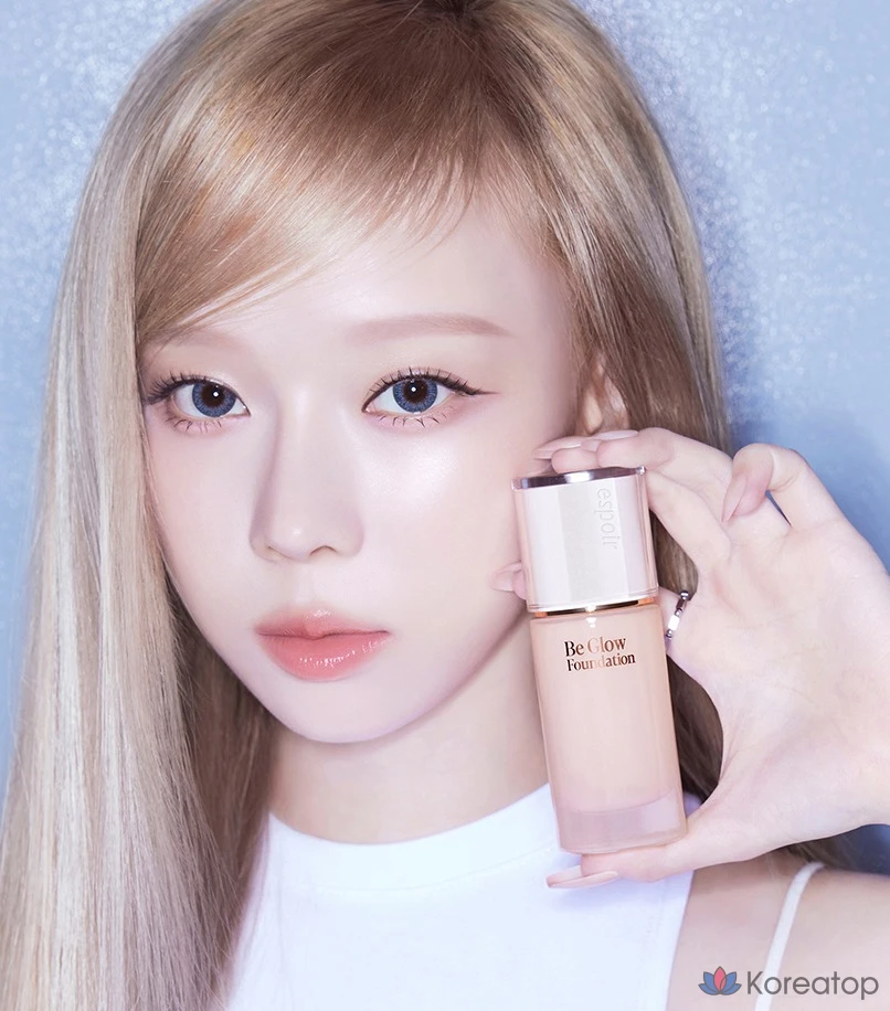 Тонер Espoir Be Glow Foundation SPF27 PA++, оттенок 3C Wedding Peach, 30 г, 1 шт., фото 4