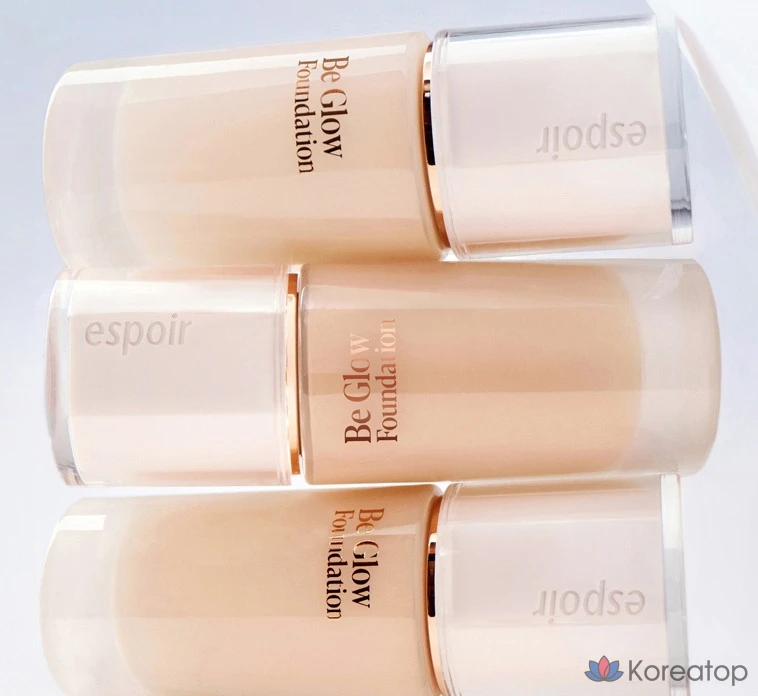 Тонер Espoir Be Glow Foundation SPF27 PA++, оттенок 3C Wedding Peach, 30 г, 1 шт., фото 8