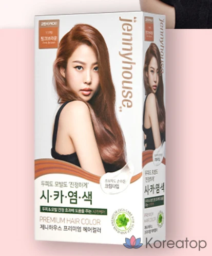 Краска для волос JennyHouse Premium Hair Color, оттенок Pink Brown 11PB, 1 шт., фото 3