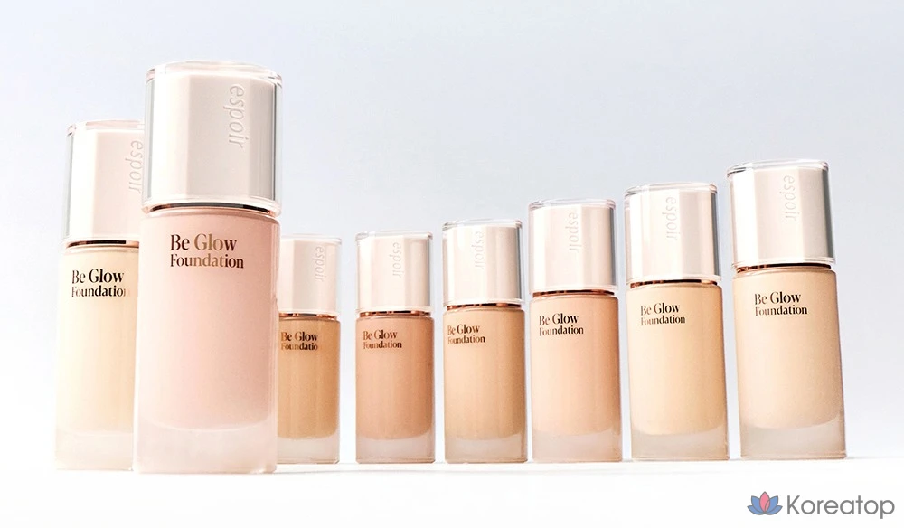 Тонер Espoir Be Glow Foundation SPF27 PA++, оттенок 3C Wedding Peach, 30 г, 1 шт., фото 9