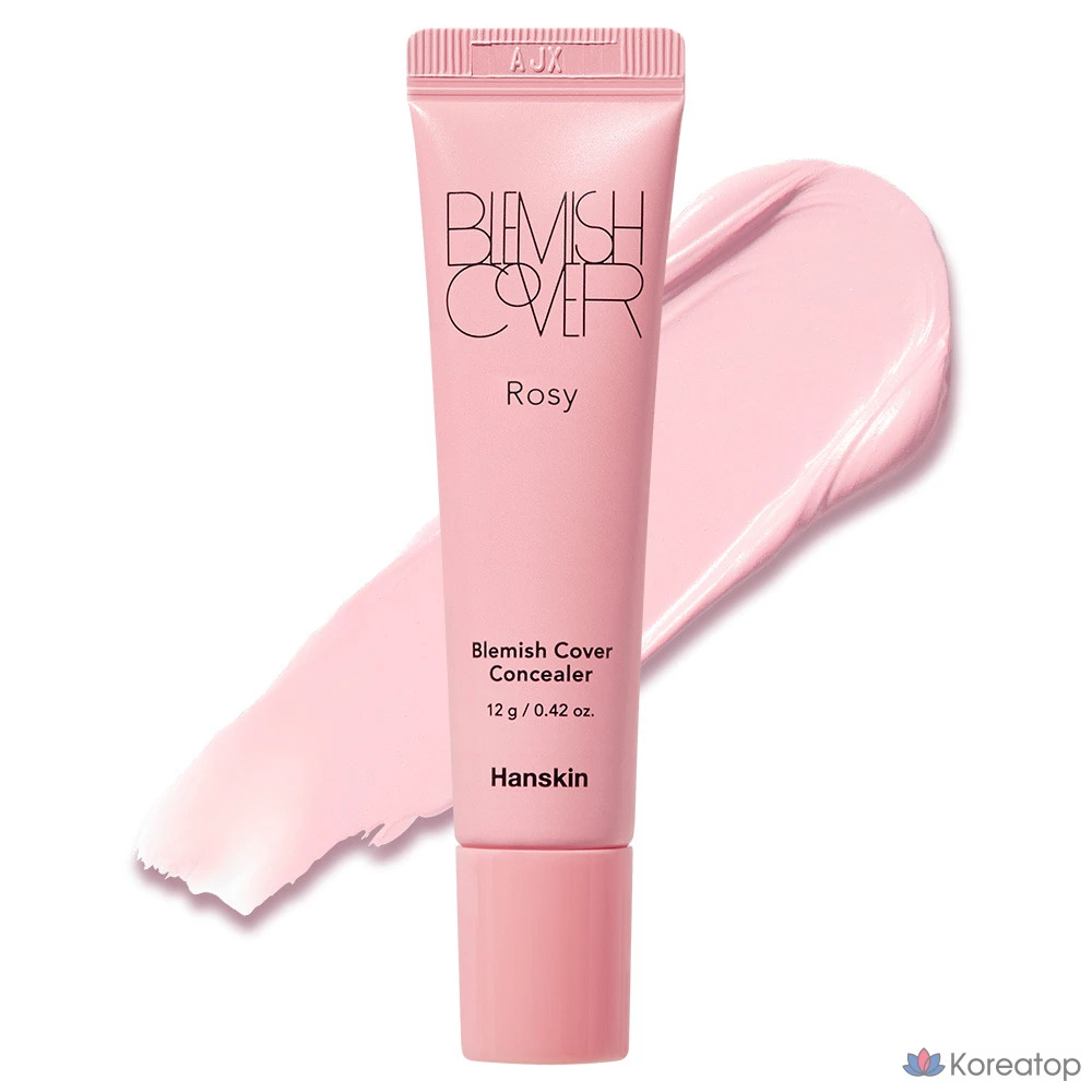Консилер HANSKIN Blemish Cover Concealer, оттенок Rosy, 12 г, 1 шт.