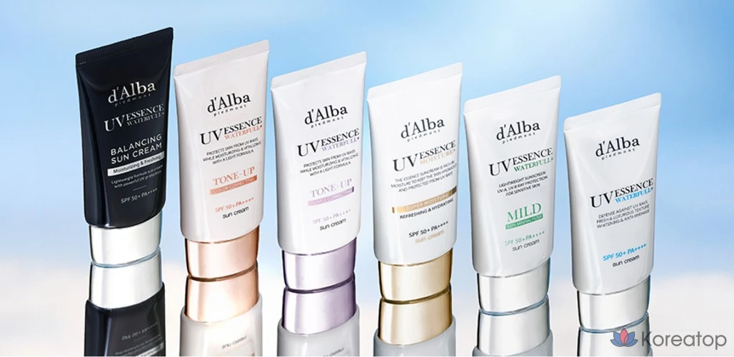 Солнцезащитный крем d'Alba Super Moisture Essence Sun Cream SPF50+ PA++++, 1 шт.