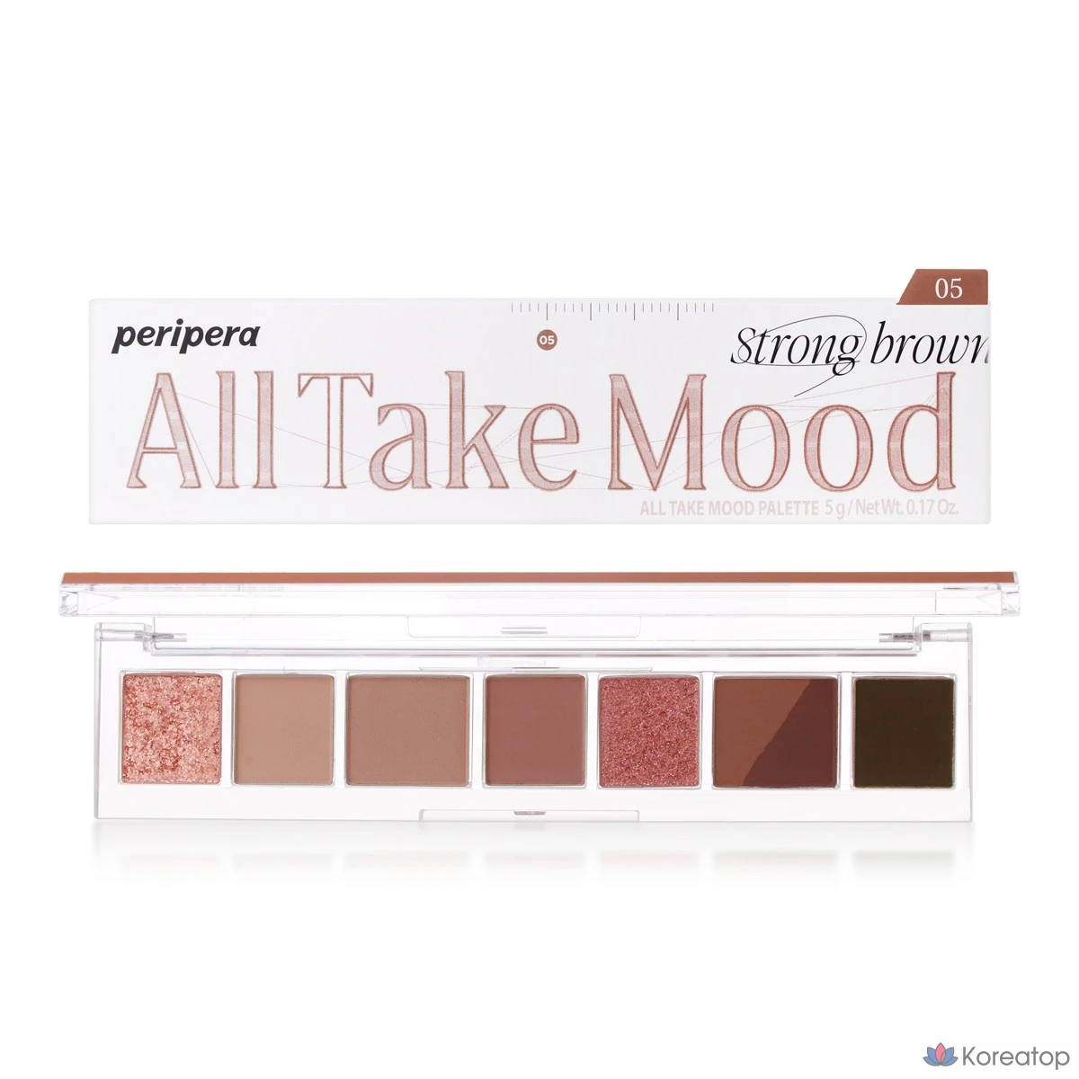 Палитра для лица Peripera All Take Mood Palette, оттенок 05 Nagaeulindena, 1 шт.