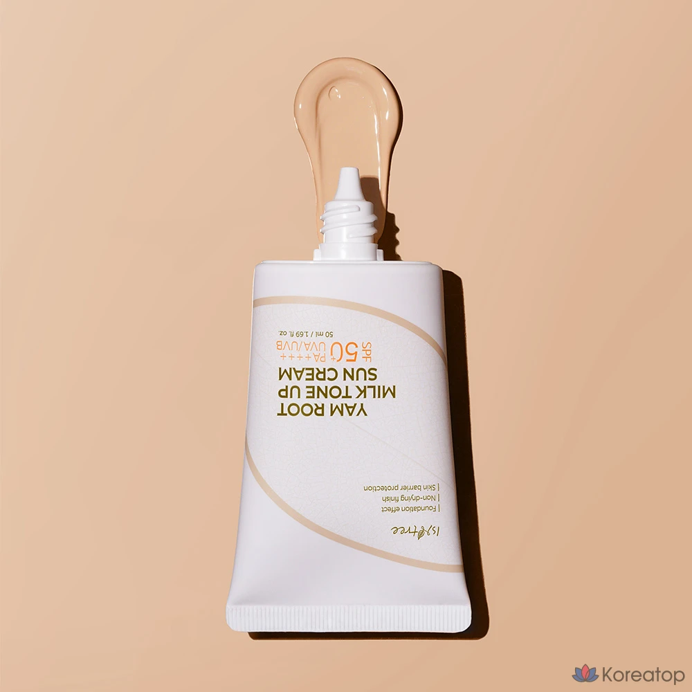 Солнцезащитный крем IsNtree Yam Milk Tone Up Sun Cream SPF50+ PA++++, 50 мл, 1 шт.