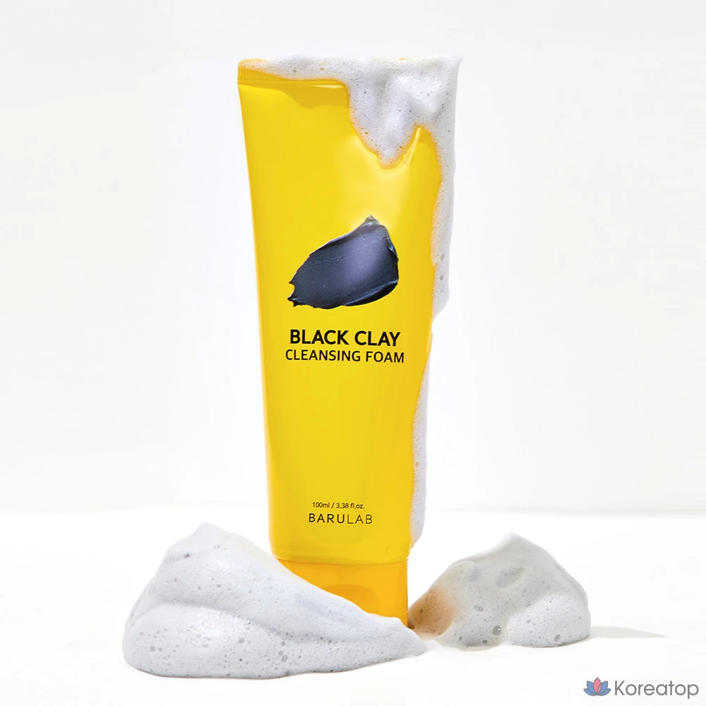 Очищающая пенка BARULAB Black Clay Cleansing Foam, 100 мл, 1 шт.