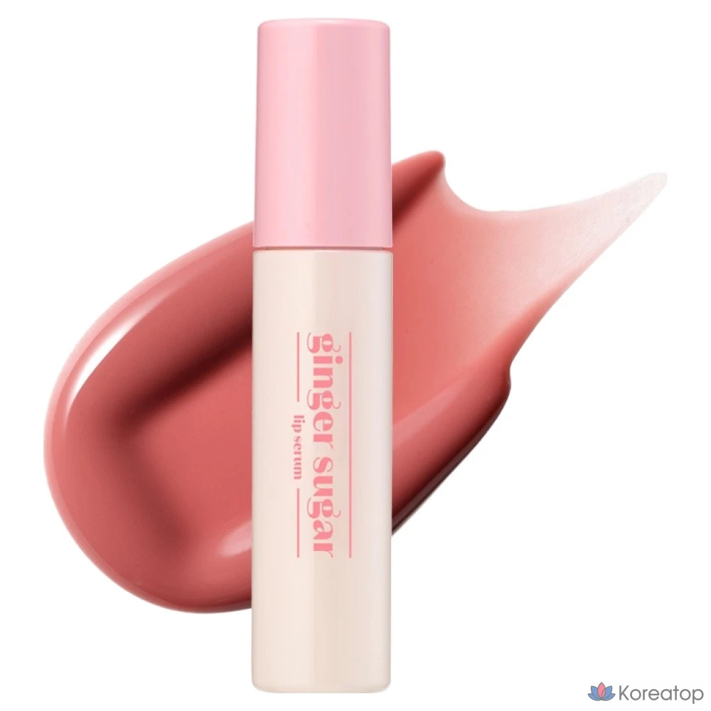 Липкий бальзам для губ Etude House Ginger Sugar Lip Serum, оттенок 05 Peach Melon, 13 г, 1 шт.