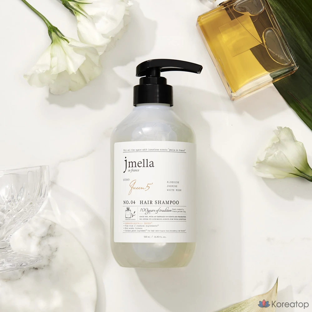 Шампунь Jmella In France Queen 5 Hair Shampoo, аромат Jasmine Powder, 500 мл, 1 шт.