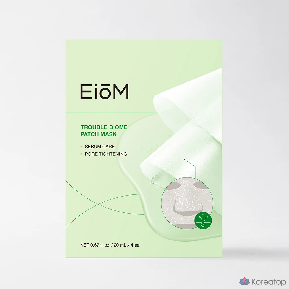 Тканевая маска для лица EIOM Trouble Biome Patch Mask, 8 шт., фото 5