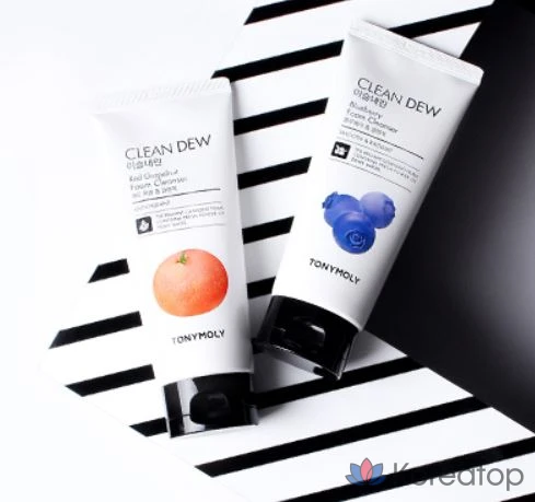 Очищающая пенка Tony Moly Dewy Blueberry Foam Cleanser, 180 мл, 1 шт.