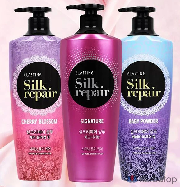 Кондиционер Elastine Silk Repair Shining Cherryblossom, 550 мл, 1 шт.