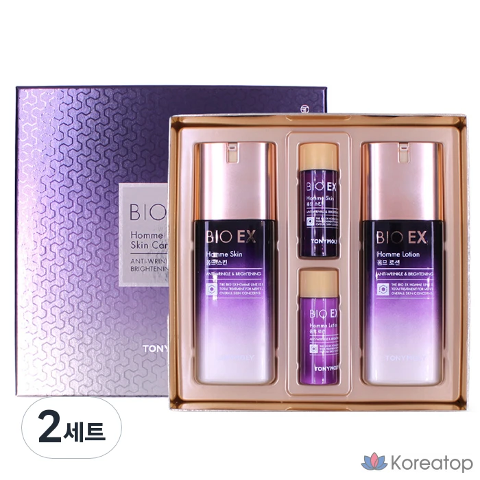 Набор для ухода Tony Moly Bio EX Homme Skincare 2-piece Set, 2 шт.