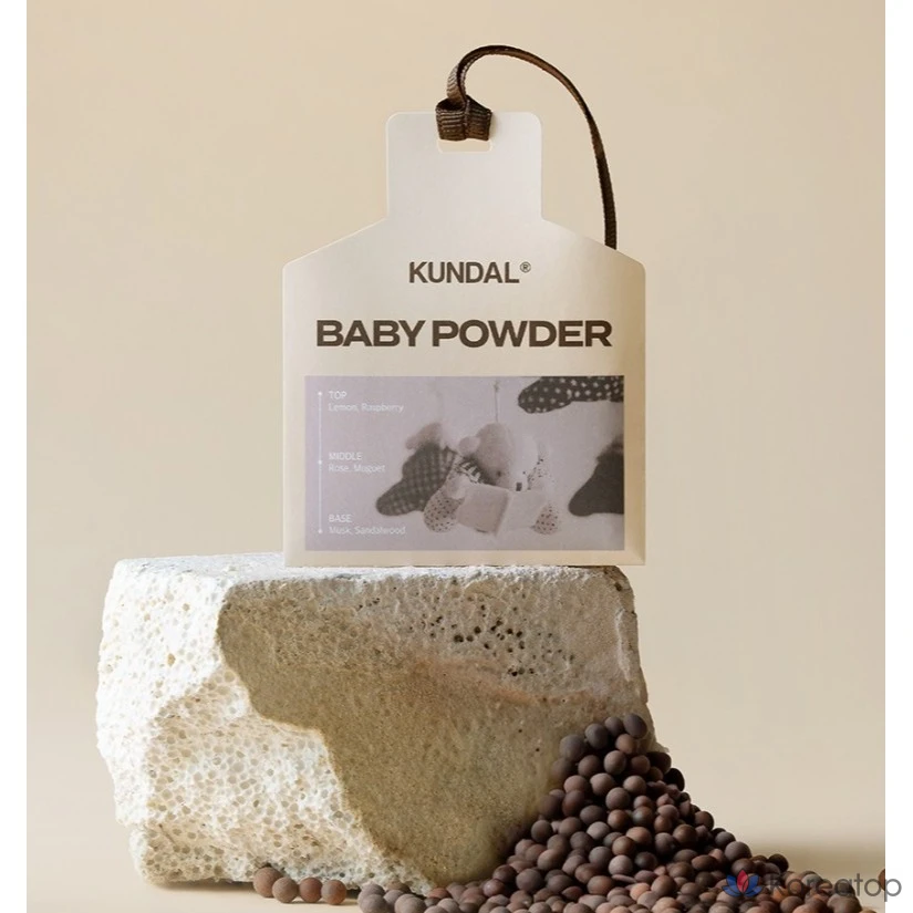 Ароматизатор для автомобиля Kundal Perfumed Sachet, оттенок Baby Powder, 7 г, 4 шт., фото 2
