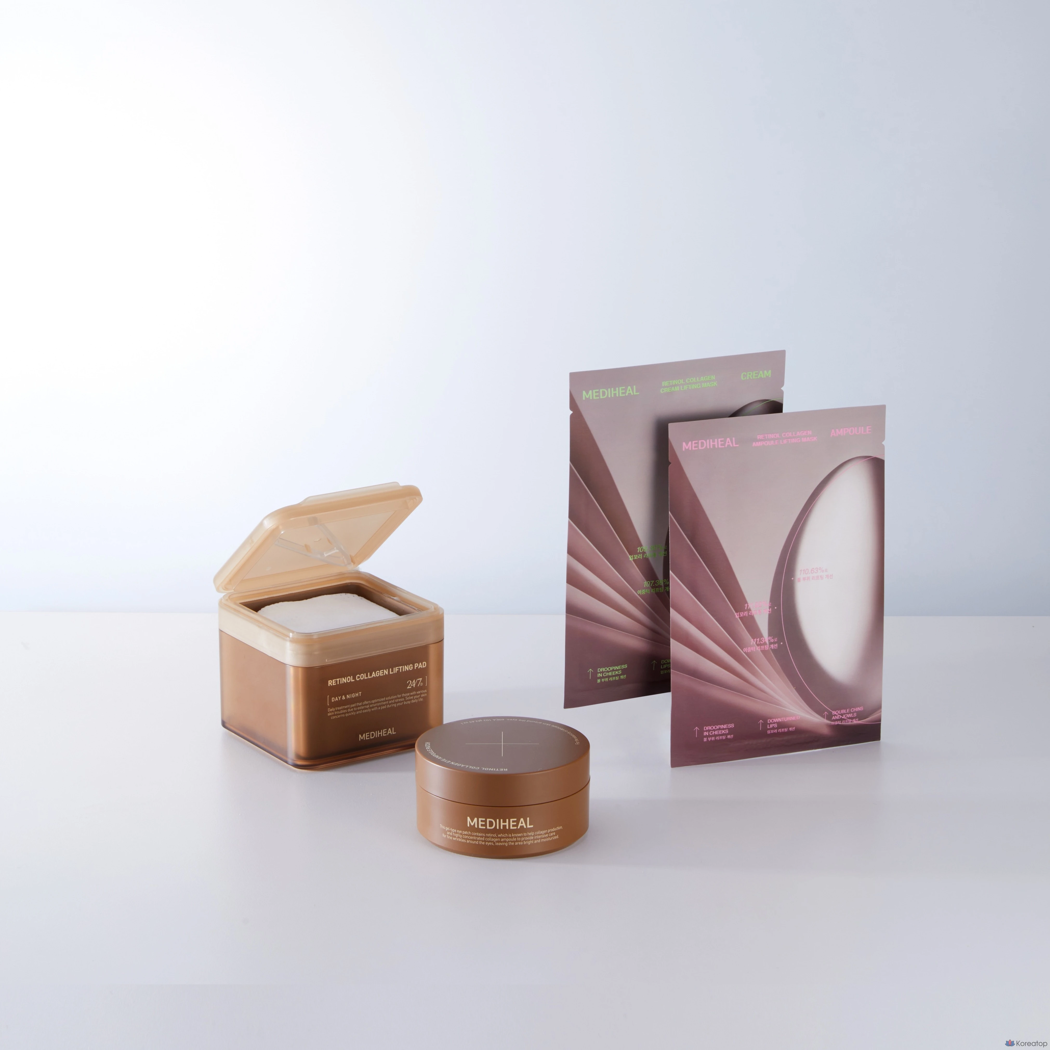 Пэды для лица MEDIHEAL Retinol Collagen Elasticity Pad, 180 мл, 100 шт.