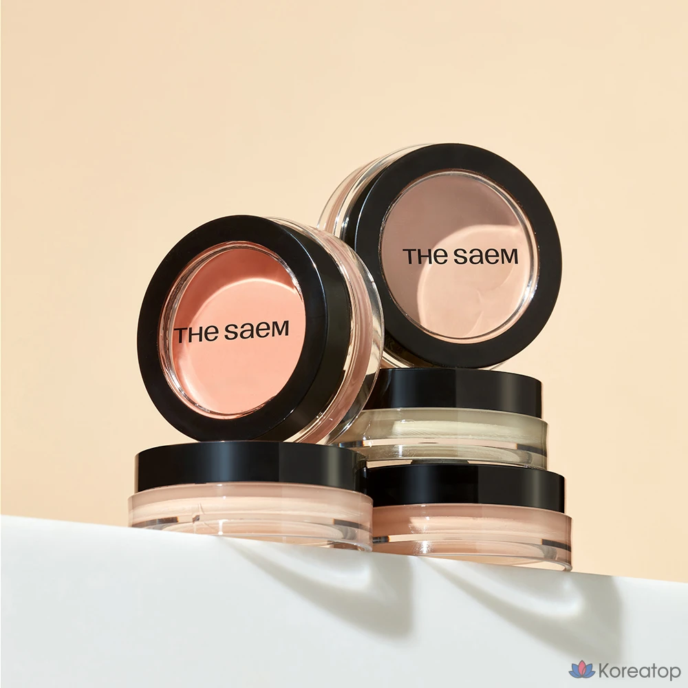 Консилер The Saem Cover Perfection Pot Concealer, оттенок Green Beige, 6 г, 1 шт., фото 3