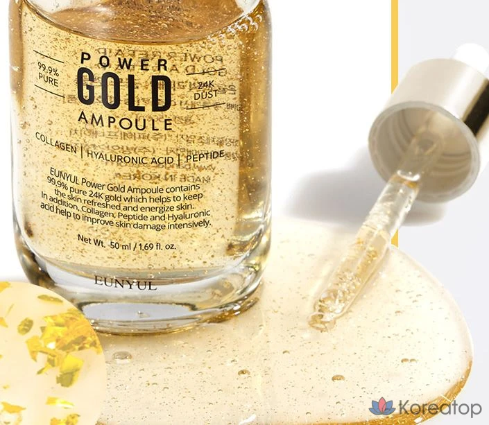 Ампульная сыворотка Eunyul Power Repair Gold Ampoule, 50 мл, 1 шт.