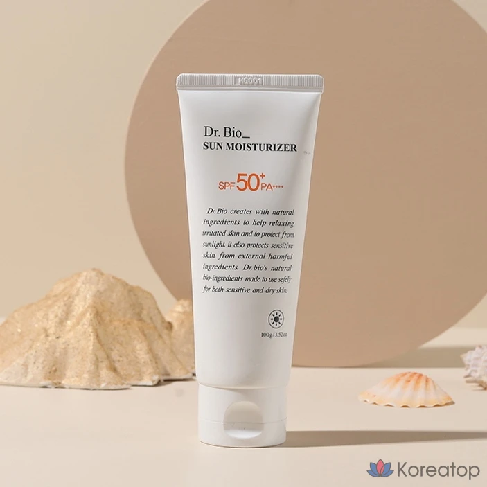 Солнцезащитный крем Dr. Bio Eco Sun Cream Moisturizer SPF50+ PA++++, 100 г, 1 шт.